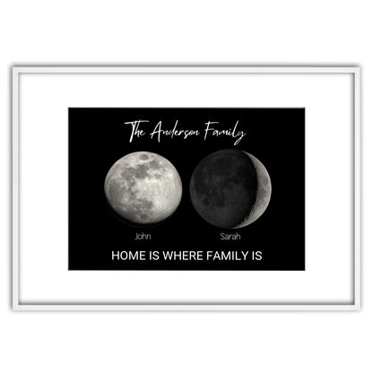 Personalized Moon Phase Print