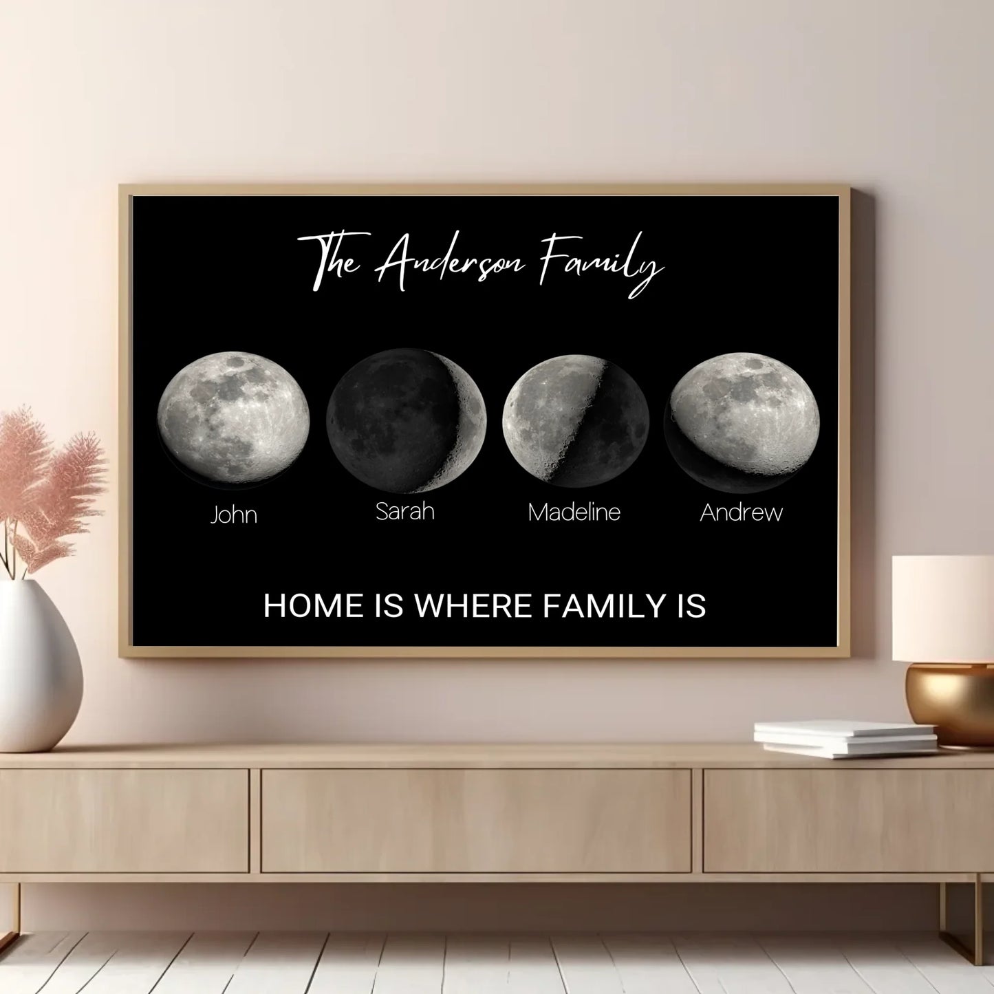 Personalized Moon Phase Print