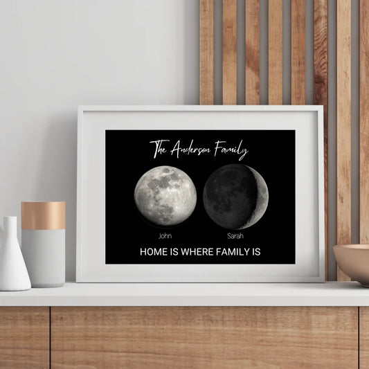 Personalized Moon Phase Print