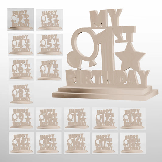 custom age cake topper